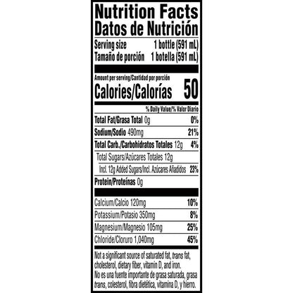 Gatorade Gatorlyte Lower Sugar Tropical Coconut 20oz Btl