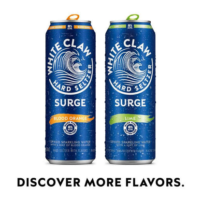 White Claw Hard Seltzer Surge Blackberry Single 19.2oz Can 8% ABV