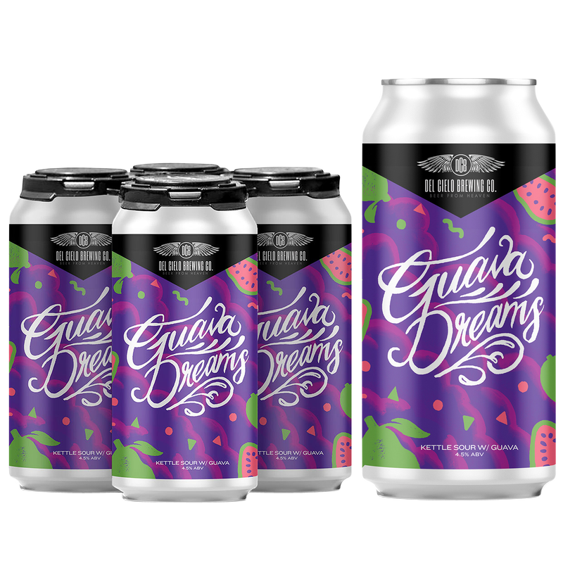 Del Cielo Brewing Co. Guava Dreams Sour 4pk 16oz Can