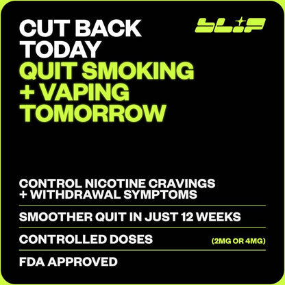 Blip Fruit Freeze Nicotine Gum Quit Smoking Aid 20ct 4mg