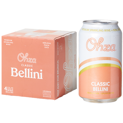 Ohza Classic Bellini 4pk 12oz Can