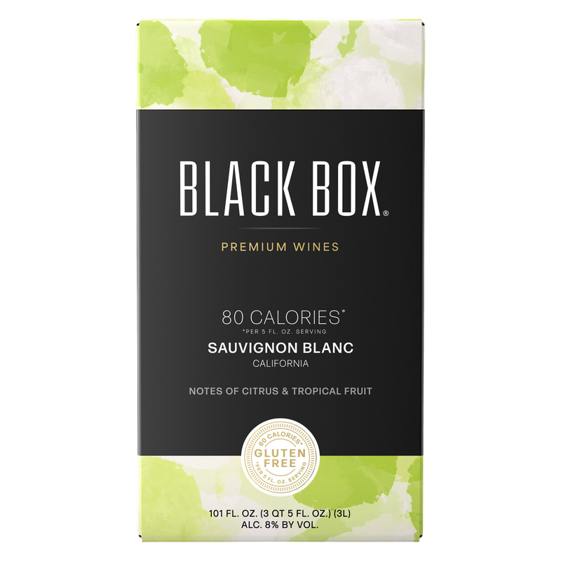 Black Box 80 Calorie Sauvignon Blanc White Wine 3L Box