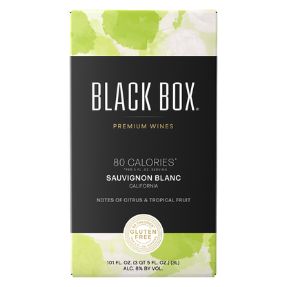 Black Box 80 Calorie Sauvignon Blanc White Wine 3L Box