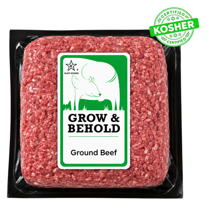 Grow & Behold Kosher Black Angus Ground Beef - 1lb