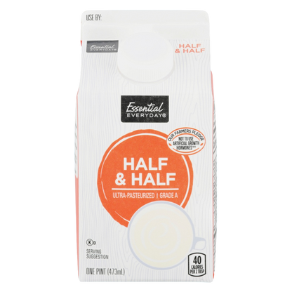 Essential Everyday Half & Half 16oz Ctn