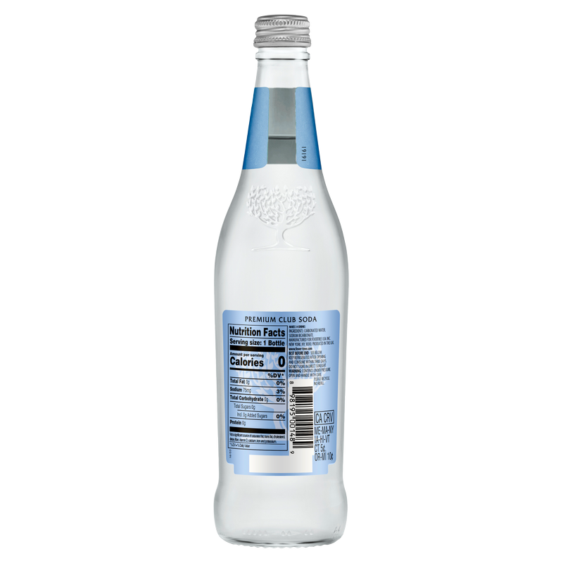 Fever-Tree Club Soda 16.9oz Glass Bottle