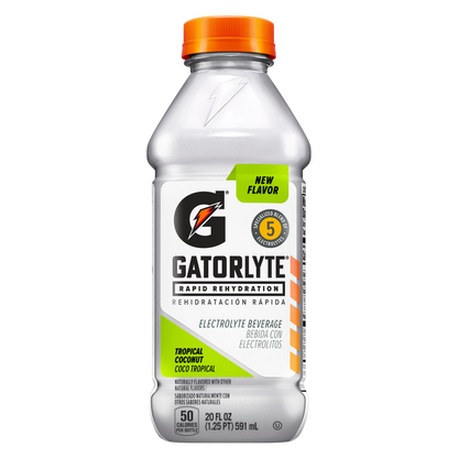 Gatorade Gatorlyte Lower Sugar Tropical Coconut 20oz Btl
