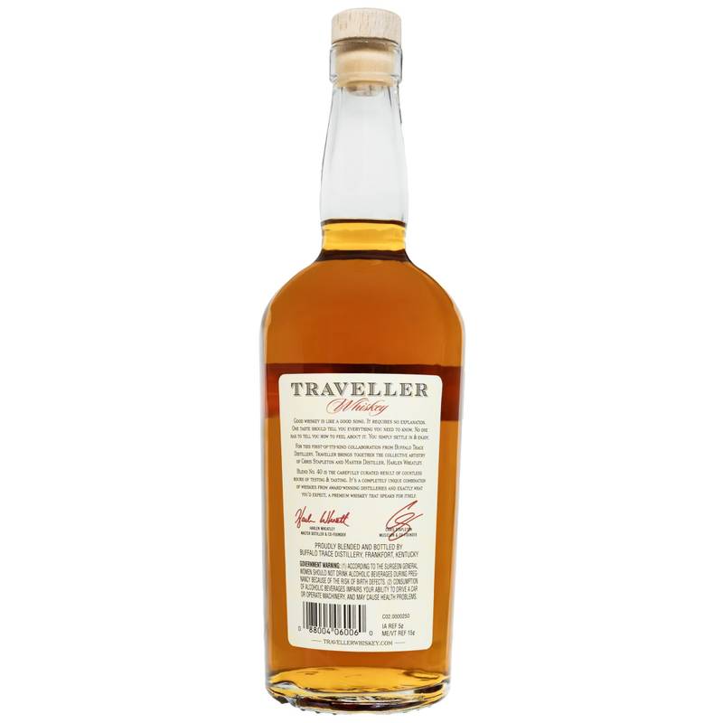 Traveller Whiskey 750ml (90 proof)