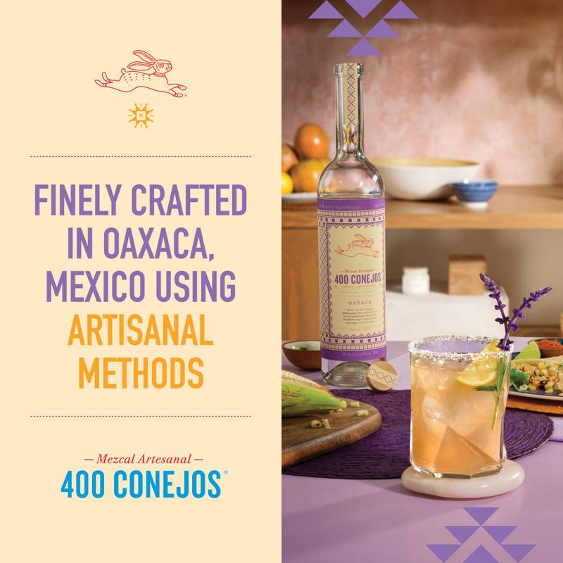 400 Conejos Tobala Mezcal Joven 750ml (80 Proof) - 400 Conejos