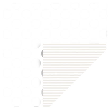 Pearl & Dot Stripe Double Sided Wrapping Paper