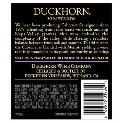 Duckhorn Cabernet Napa 750ml