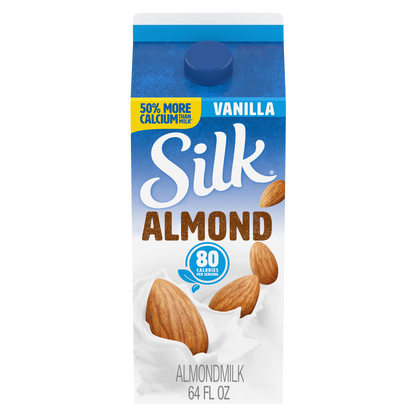 Silk Vanilla Almond Milk 1/2 Gallon