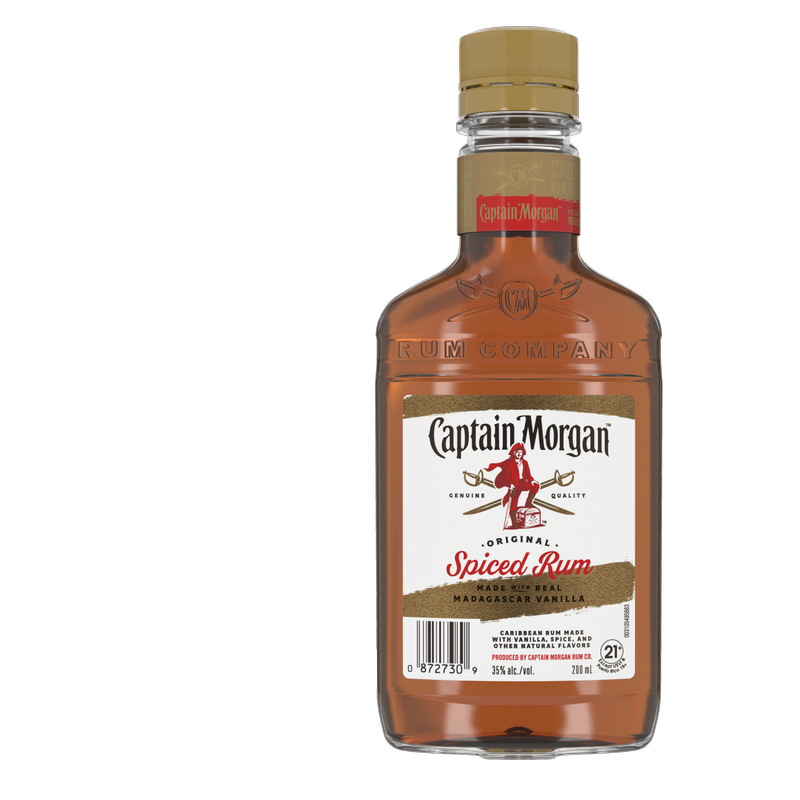 Captain Morgan Spiced Rum 200ml PET (70 Proof)