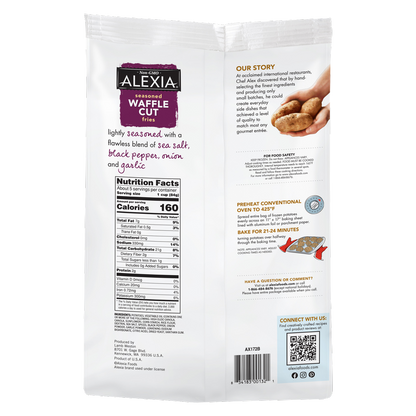 Alexia Crispy Waffle Fries w/Seasoned Salt 15oz