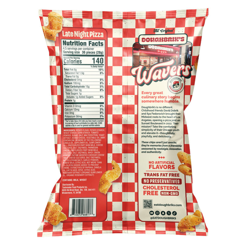 Doughbrik's Original Wavers Late Night Pizza, 4.5oz