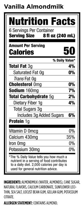 Califia Farms Vanilla Almond Milk 1.4 Liter
