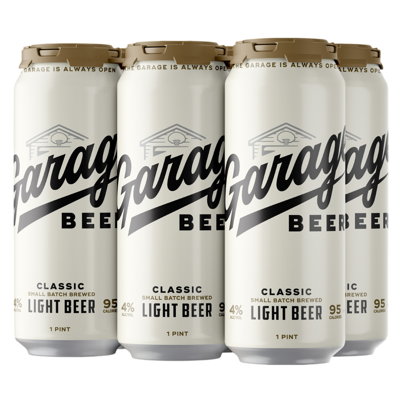 Braxton Brewing Co Garage Beer Lager 6pk 16oz Can 4% ABV