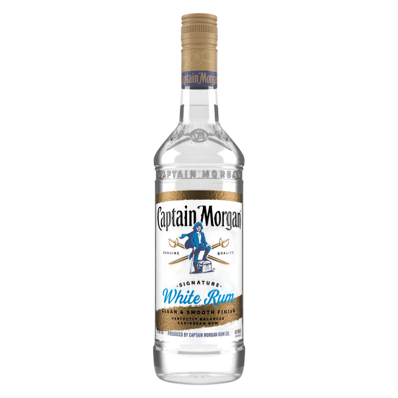 Captain Morgan White Rum 750ml (80 Proof)