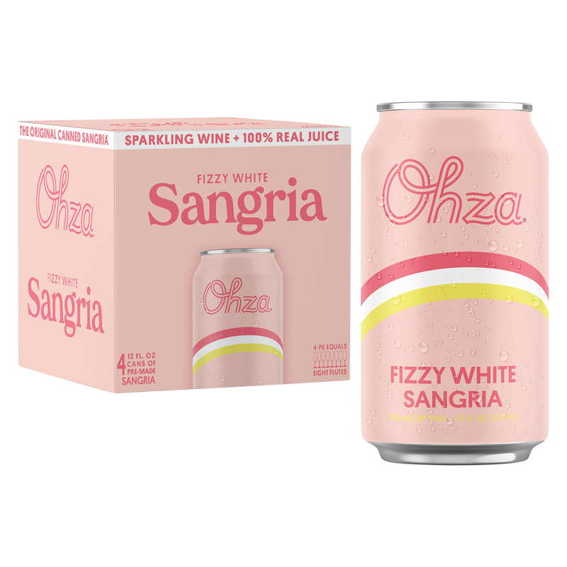 Ohza White Sangria by Joe Jonas 4pk 12oz Can 5.0% ABV