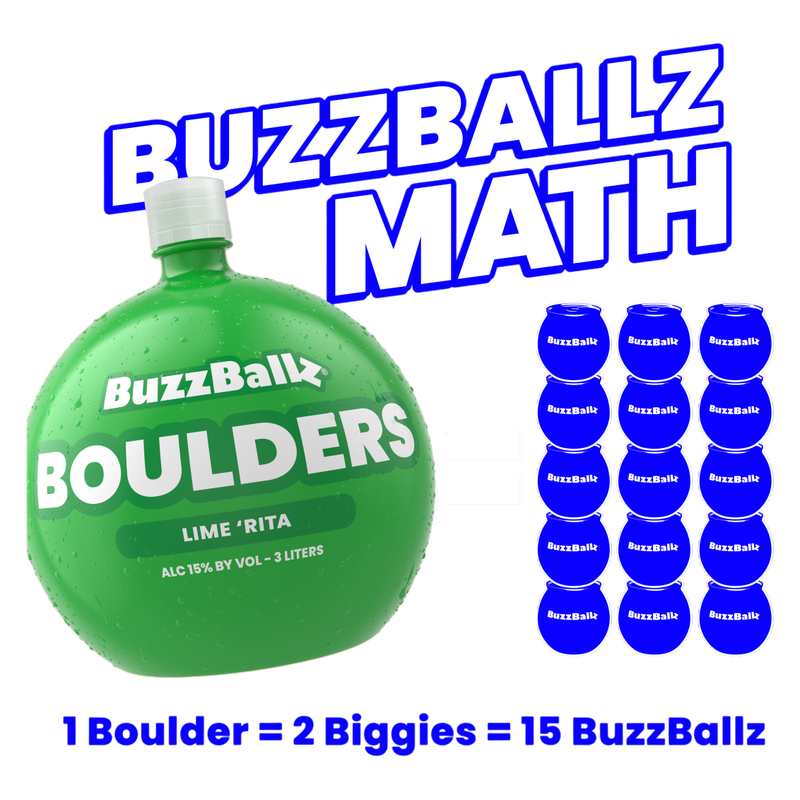 BuzzBallz Boulders Lime Rita 3L Bottle