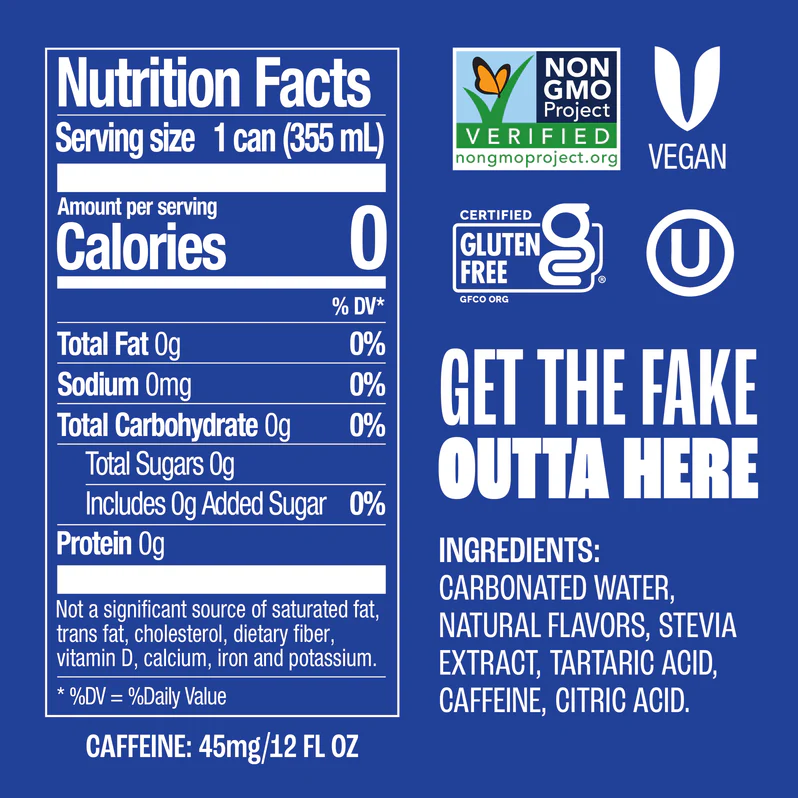 Zevia Cola 6pk 12oz Can