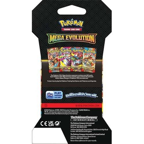 Pokemon Mega Evolution Sleeved Booster