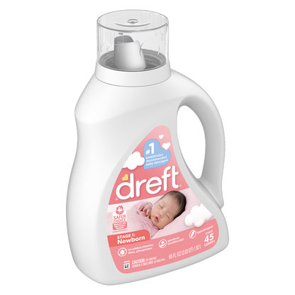 Dreft Stage 1: Newborn Baby Liquid Laundry Detergent 65oz