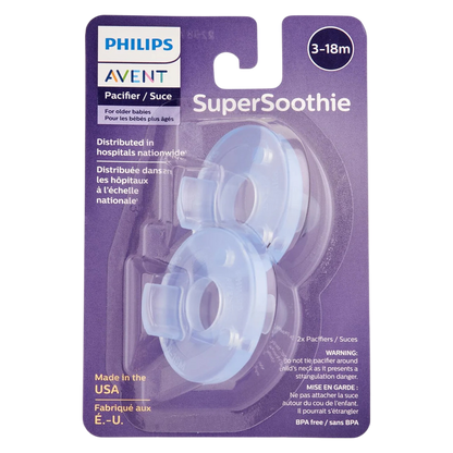 Philips Avent BPA Free Soothie Pacifier 3+months, 2ct.