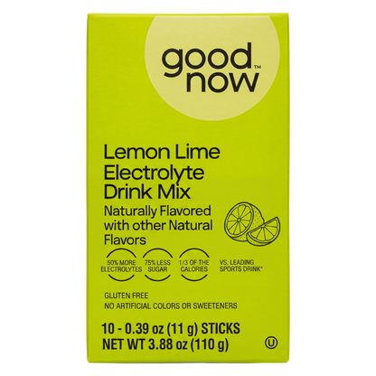 Goodnow Lemon Lime Electrolyte Drink Mix-10ct