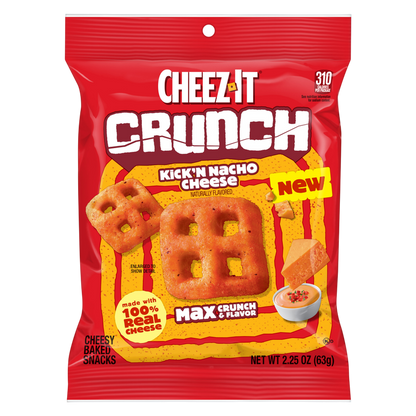 Cheez-it Crunch Kick'n Nacho Cheese, 2.25 oz