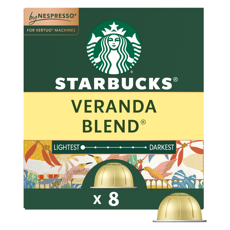 Nespresso Starbucks Vertuo Veranda Blend 8ct 7.77oz Capsules