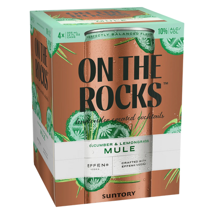 On The Rocks Cucumber & Lemongrass Mule 4pk 12oz Can