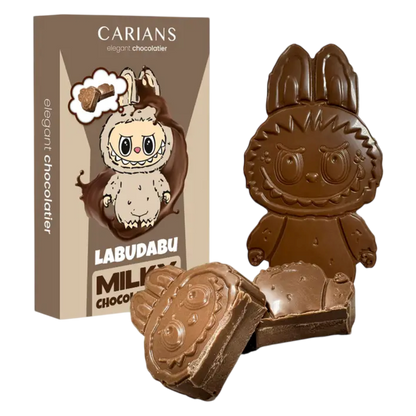 Carian's Labudabu Dubai Chocolate Cream Filled Chocolate Bar, 3.52 oz