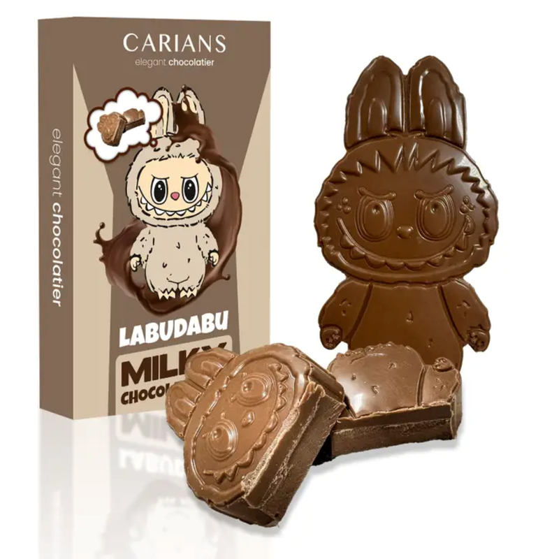 Carian's Labudabu Dubai Nutella Cream Filled Chocolate Bar, 3.52 oz