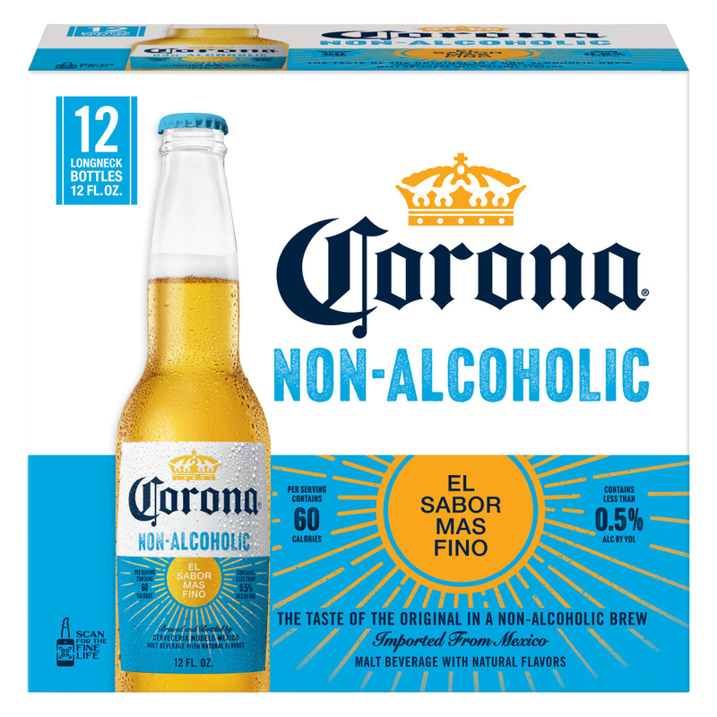 Corona Non-Alcoholic 12pk 12oz Bottles