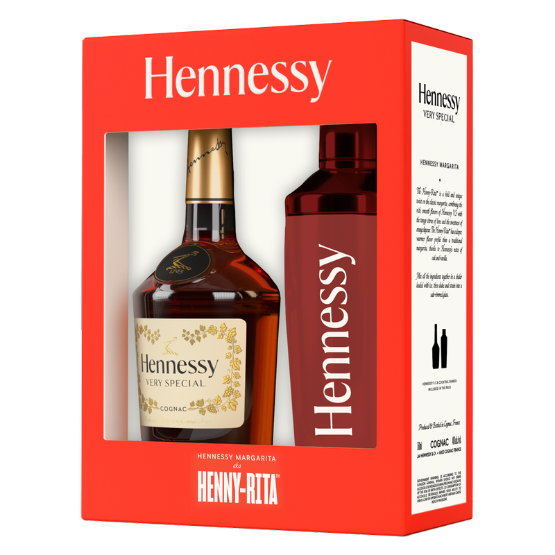 Hennessy VS Cognac Shaker Gift Set 750ml - Hennessy – BevMo! Hennessy VS Cognac Shaker Gift Set 750ml - Hennessy – BevMo!