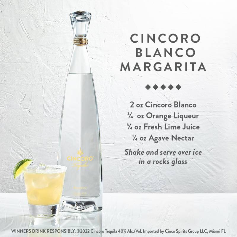 Cincoro Blanco Tequila 750ml (80 proof) - Cincoro – BevMo!