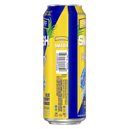 Smirnoff Smash Blue Raspberry & Lemonade 23.5oz Can - Smirnoff Smirnoff Smash Blue Raspberry & Lemonade 23.5oz Can - Smirnoff