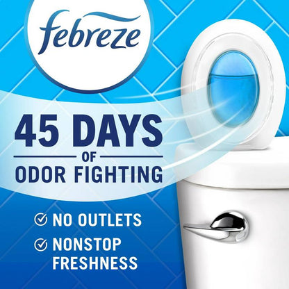 Febreze Bathroom Air Freshener, Linen & Sky Scent, 2 Count