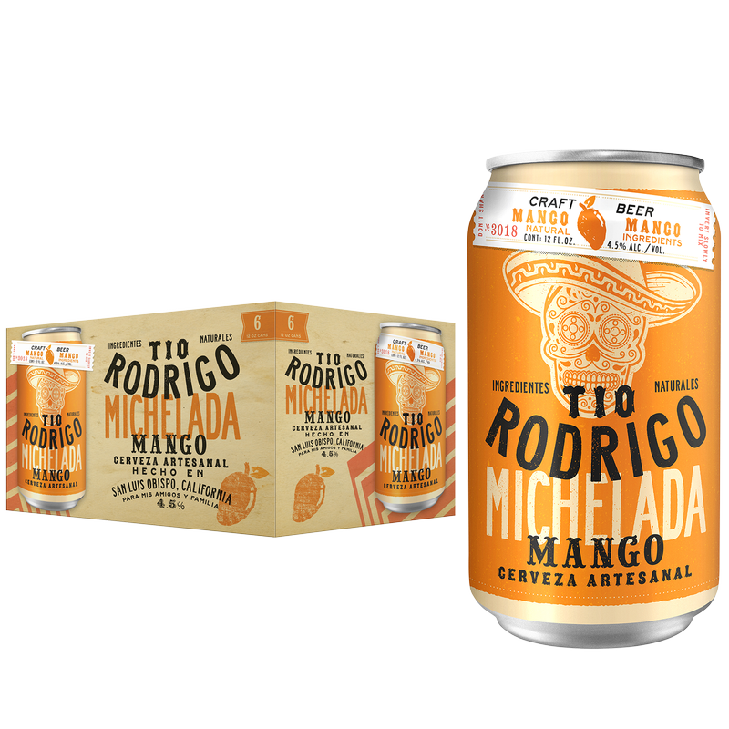 Tio Rodrigo Mango Michelada 6pk 12oz Can 4.5% ABV