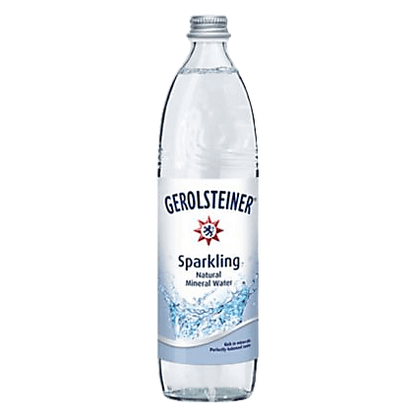 Gerolsteiner Sparkling Mineral Water 25.3oz Glass Bottle