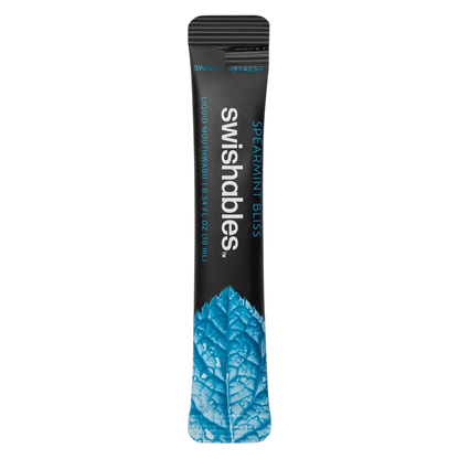 Swishables Liquid Mouthwash Spearmint, 36 Pack