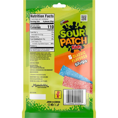 Sour Patch Kids Flavor Strips, 3.5oz