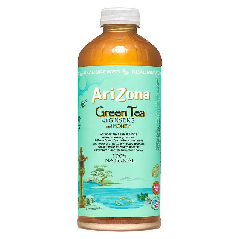 AriZona Green Tea 34oz Btl – BevMo!