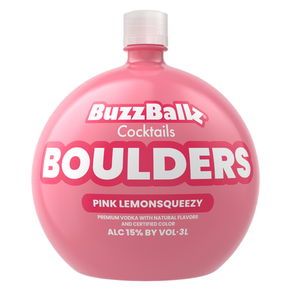 BuzzBallz Boulders Pink Lemonsqueezy 3L Bottle
