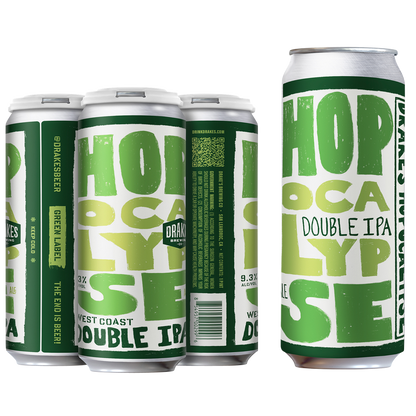 Drake's Brewing Co. Hopocalypse Double IPA Green Label 4pk 16oz Cans