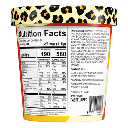 Dr. Bombay Iced Out Orange Cream Ice Cream Pint
