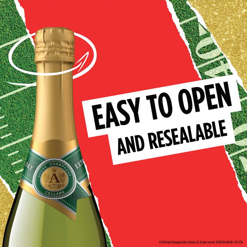 Andre Extra Dry Champagne Sparkling Wine 750ml 10.5% ABV