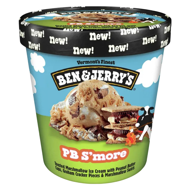 Ben & Jerry's Peanut Butter S'more Ice Cream Pint