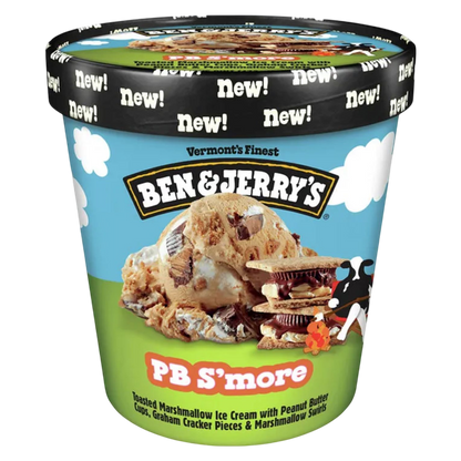 Ben & Jerry's Peanut Butter S'more Ice Cream Pint